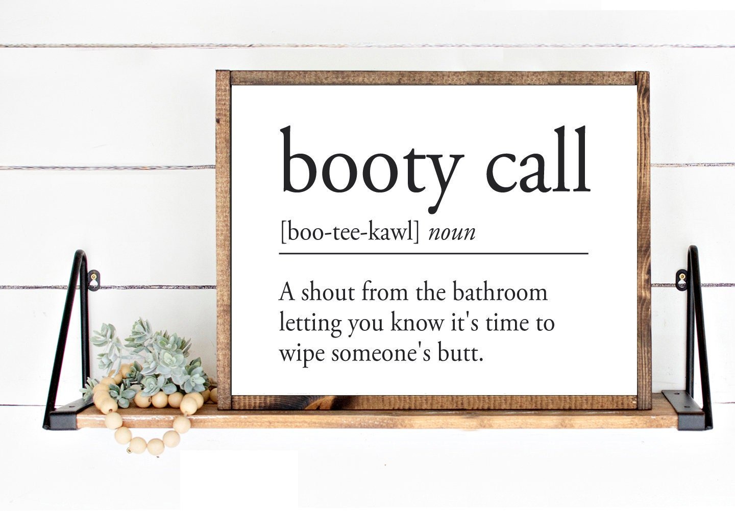 Booty Call Definition - Lettered & Lined