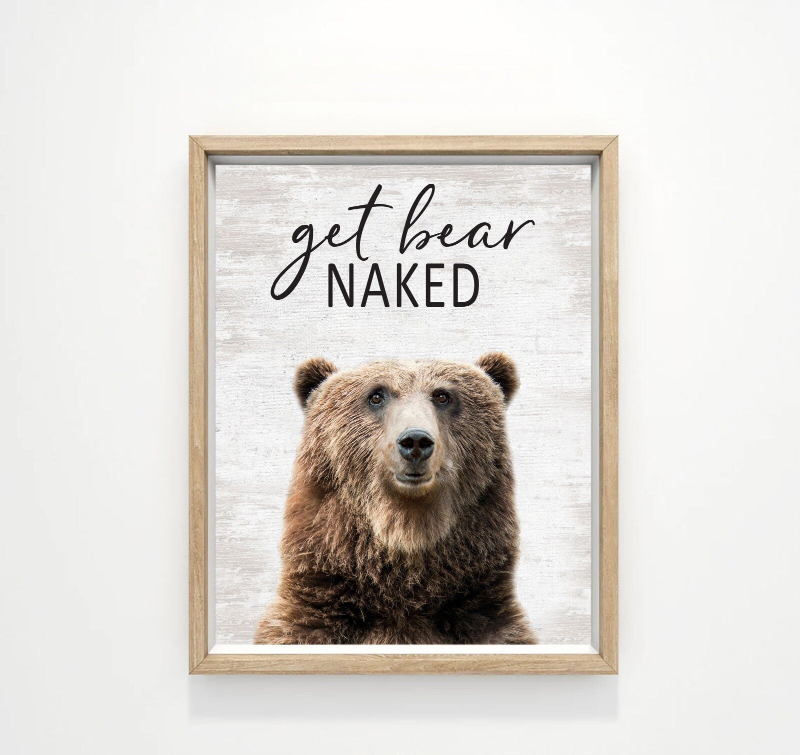 Get Bear Naked Realistic Bear Bathroom